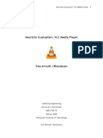 Heuristic Evaluation of VLC Media Player