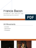 Francis Bacon: October 28, 1909 - April 28, 1992 Irish-Born British Painter