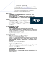 Resume Live Example