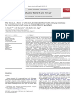 The clock as a focus of selective attention in those with primary insomnia