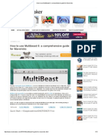 How To Use Multibeast 6 - A Comprehensive Guide For Mavericks