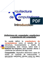Definiciones de Computador Arquitectura y Organizacion Del