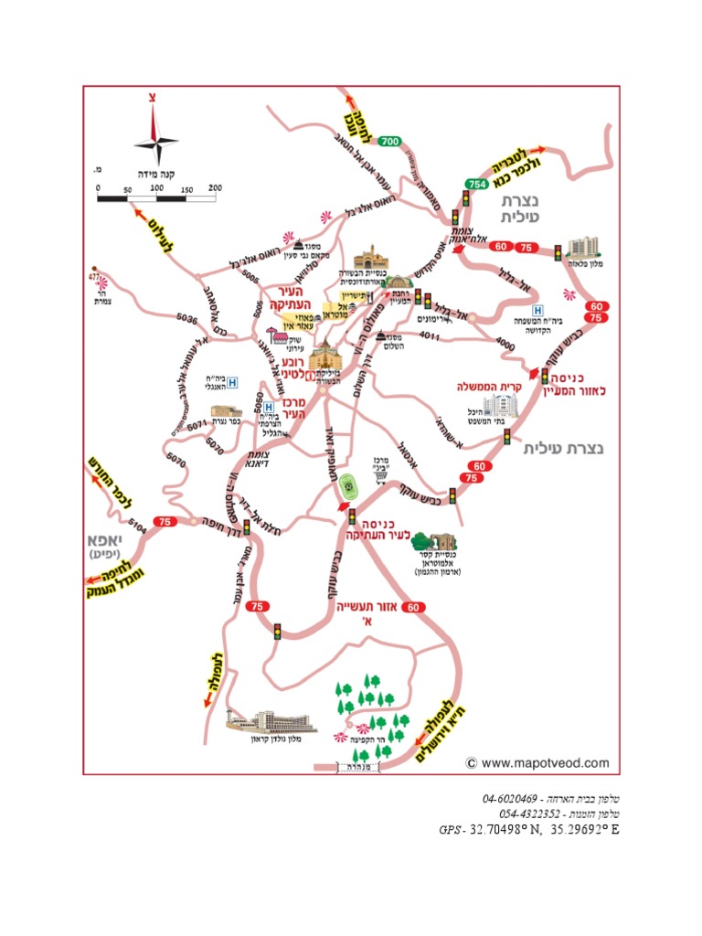 Nazareth Map Pdf
