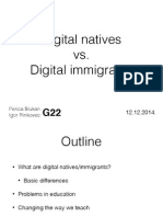 Digital Natives vs. Digital Immigrants: Perica Slukan Igor Rinkovec