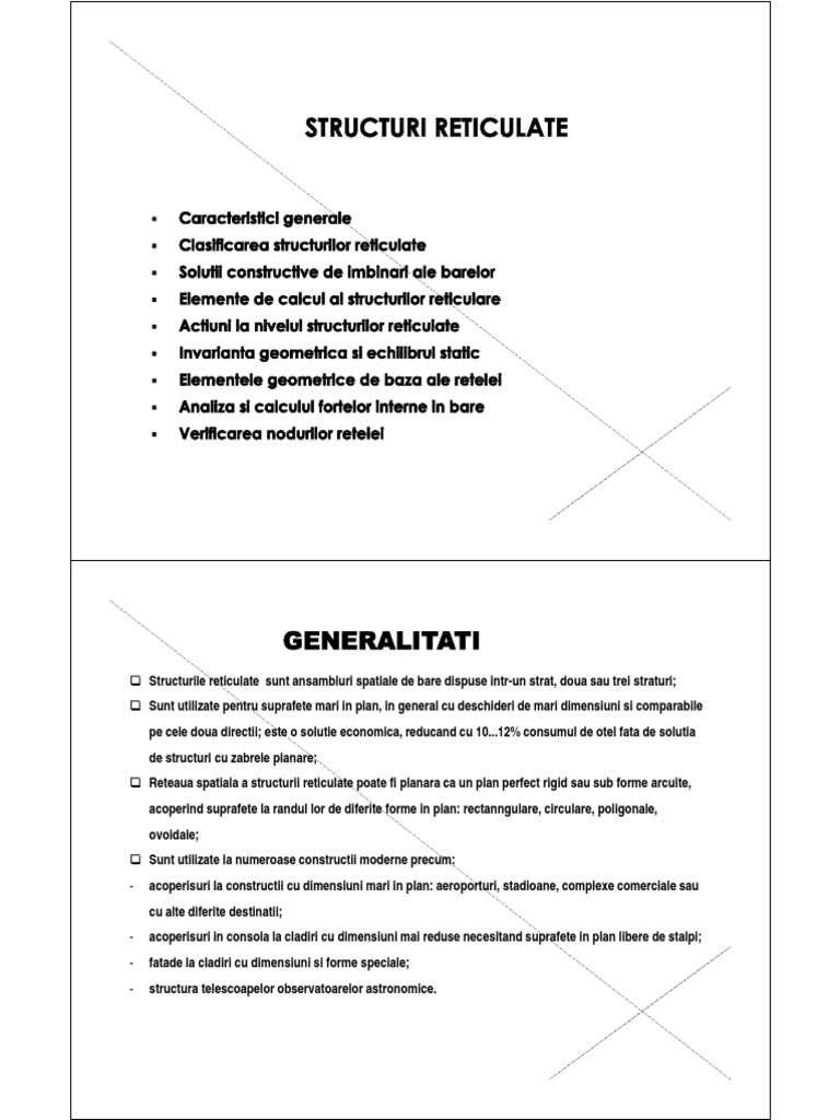 Structuri Reticulate | PDF