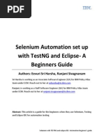 Selenium TESTNG and Eclipse IDE