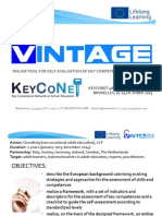 VINTAGE Presentation for Keyconet Networking meeting