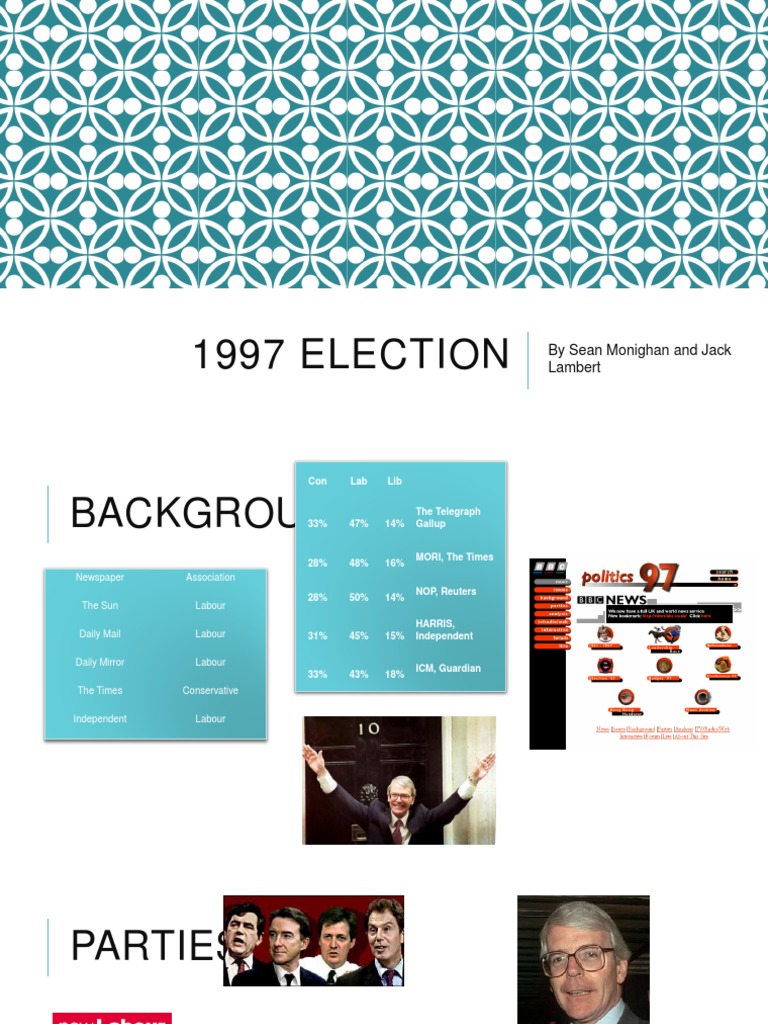 1997 UK Election Analysis and Polls | PDF | Politics | Social Science