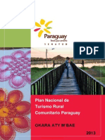 PLAN NACIONAL DE TURISMO RURAL COMUNITARIO PARAGUAY - 2013 - SENATUR - PORTALGUARANI