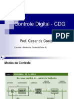 2.a Aula_CDG_Controle de Processo_ Modos de Controle