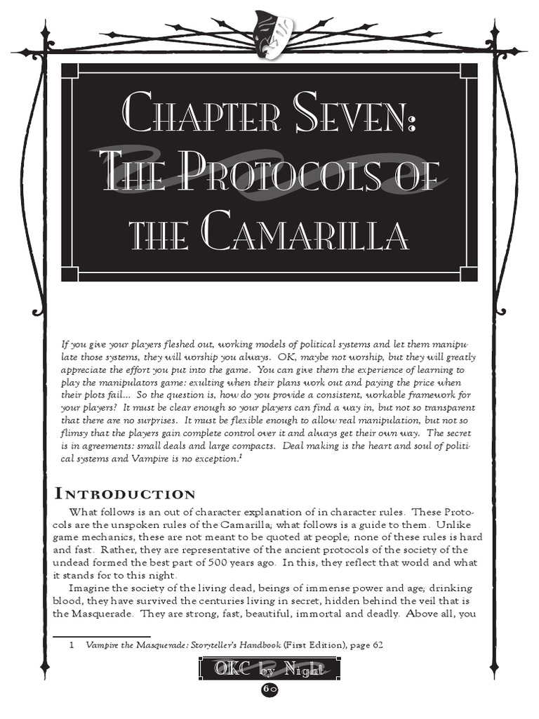 THE 4 MOST EVIL VAMPIRES IN THE CAMARILLA