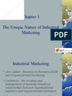 The Unique Nature of Industrial Marketing b2b