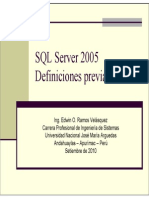 Clase 02 Conceptos Previos SQL Server 2005 (Modo de Compatibilidad)