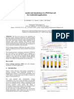 Dynamic Model and Simulations of a PEM Fuel Cell