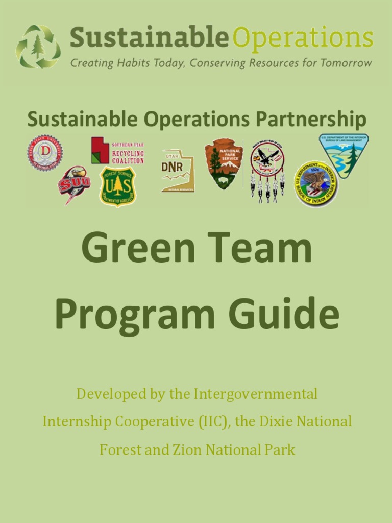 Green Team Program Guide for Schools | PDF | Reuse | Recycling