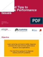 PERFORMANCE Tools and Tips to Diagnose Performance Issues