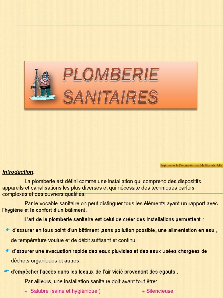 Comprendre la Nourrice en Plomberie : Définition