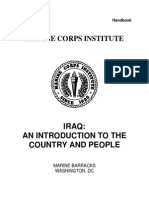 US Marine Corps Iraq and Introduction To The Country and People Handbook
