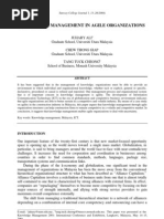 Download Knowledge Management in Agile Organizations  by Sunway University SN25134103 doc pdf