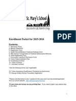 St. Mary's School Registration