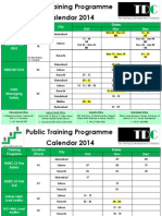 Public Training Calendar 2014