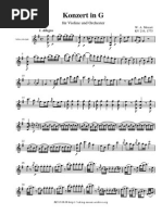 Mozart Violin Concerto in G K216