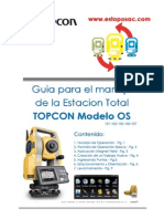 Guia de Manejo Estacion TOPCON OS - ESTOPO SAC PDF