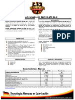 HT-Kronen Transmission Synthetic Oil SAE 50 GL4