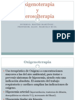 Oxigenoterapia y Aerosolterapia