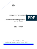NPD 45.0093 Critérios de Projetos Rurais