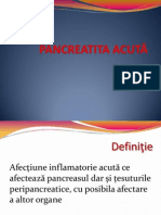 Pancreatita acuta + cronica