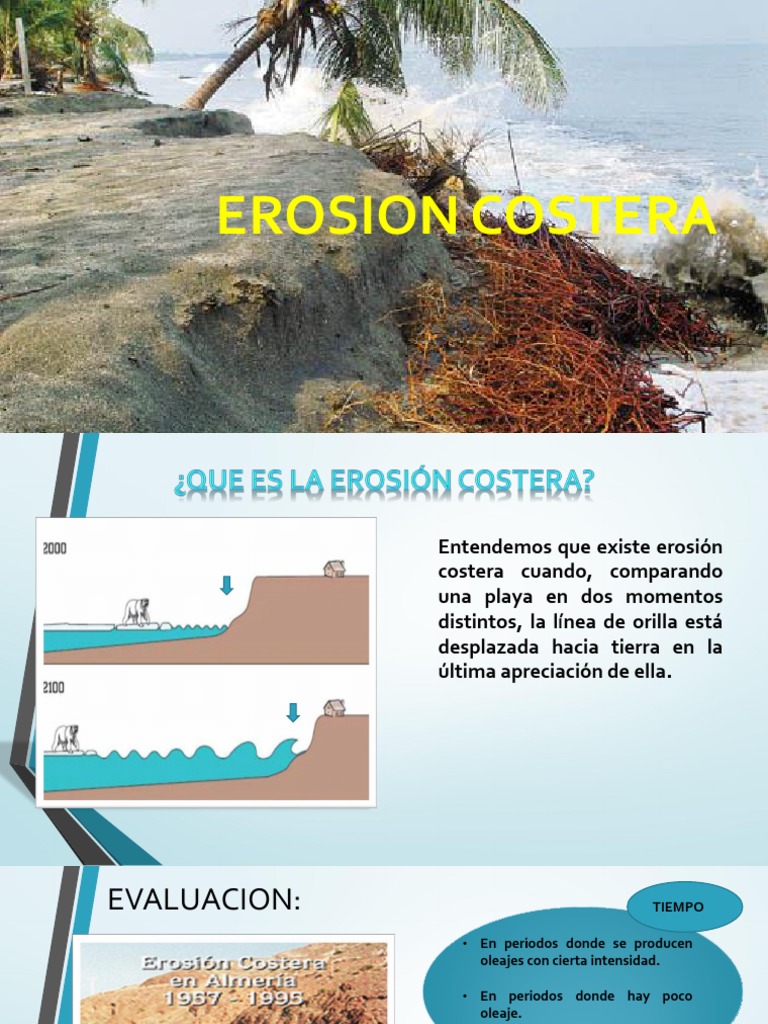 Causas y Efectos de la Erosión Costera | PDF | Zona litoral | Costa
