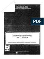 Registro de Control de Almacen Mat Didac P Personal