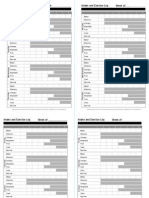 Weekly Intake and Exercise Sheet