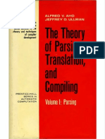 The Theory of Parsing Translation and Compiling Volume 1 Parsing
