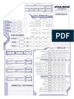 Star Wars Saga Character Sheet