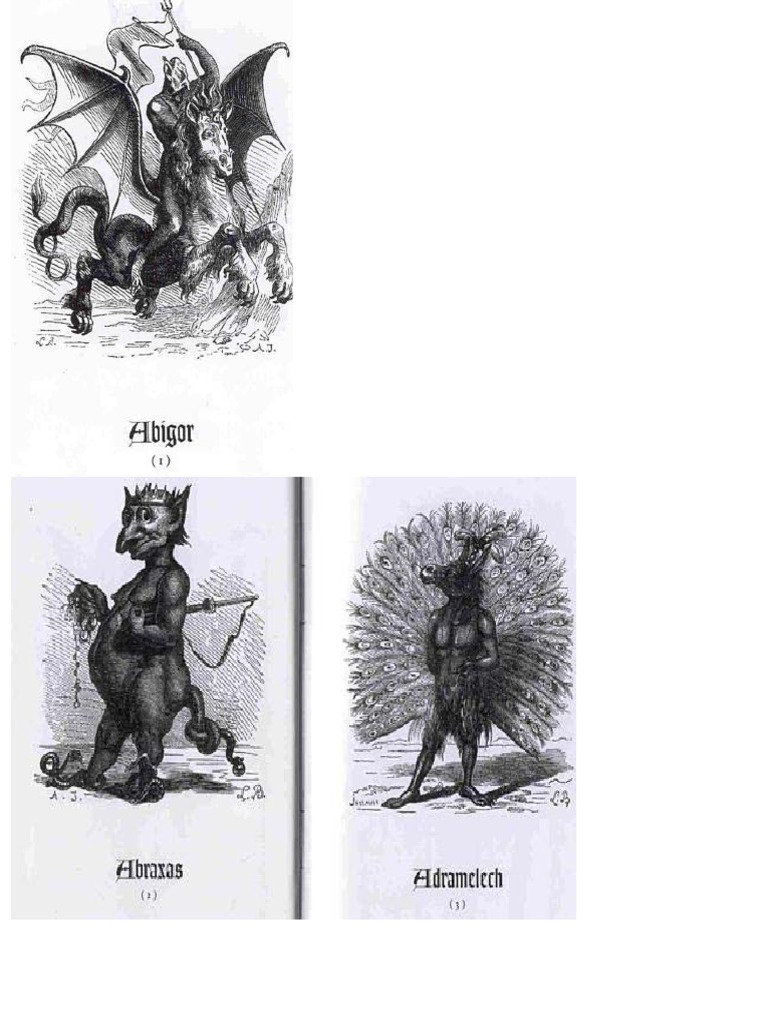 Diccionario Infernal Ilustraciones | PDF