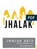 Jhalak 2013 Officiasdfl Sponsorship Proposal