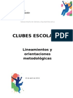 Lineamientos clubes