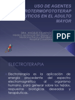 Aplicación de Electroterapia en El Adulto Mayor