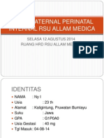 Audit Maternal Perinatal Internal Rsu Allam Medica