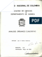Analisis Organico Cualitativo. Juan Martinez Valderrama