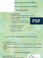 River Water Intake Types and Structures