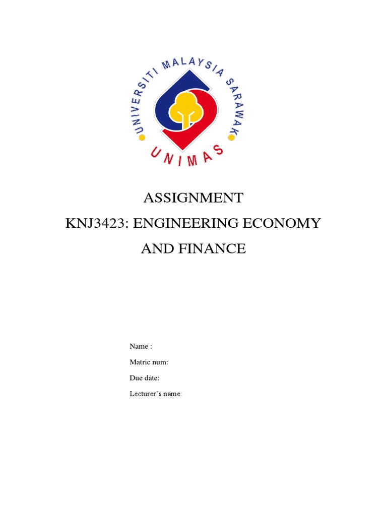 Engineering Economy and Finance Assignment | PDF | Science & Mathematics