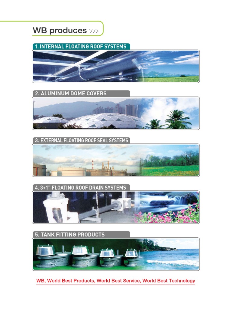WB Produces: 1. Internal Floating Roof Systems | PDF