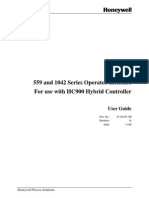 559 and 1042 Series Operator Interface For Use With HC900 Hybrid Controller