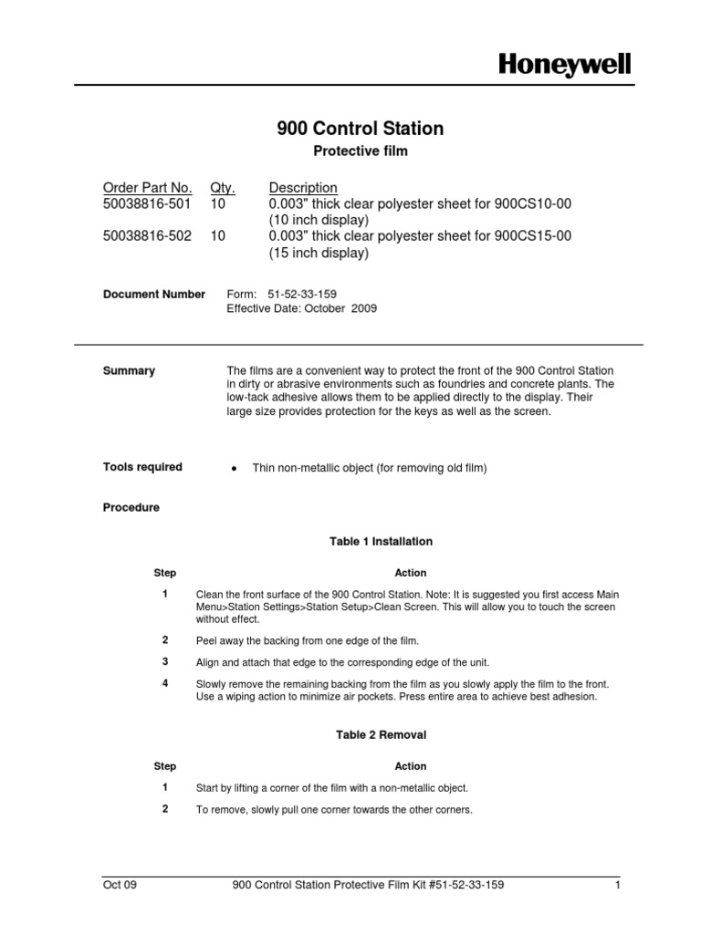 900 Control Station | PDF