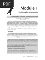 Module 1 Contextual i Zg Language