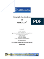 Example Application of Riskman: Prepared by