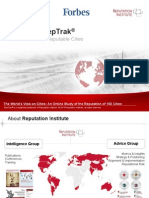 2014 City RepTrak Topline Report